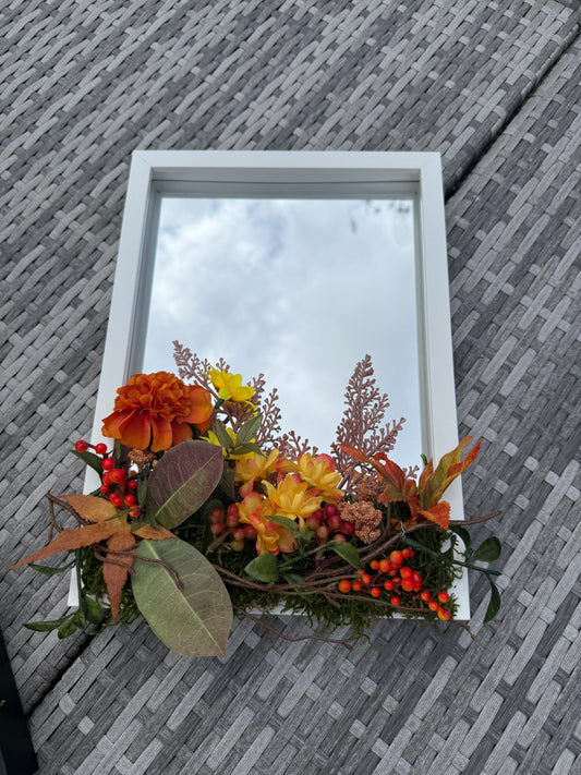 Bloemen spiegel Oranje