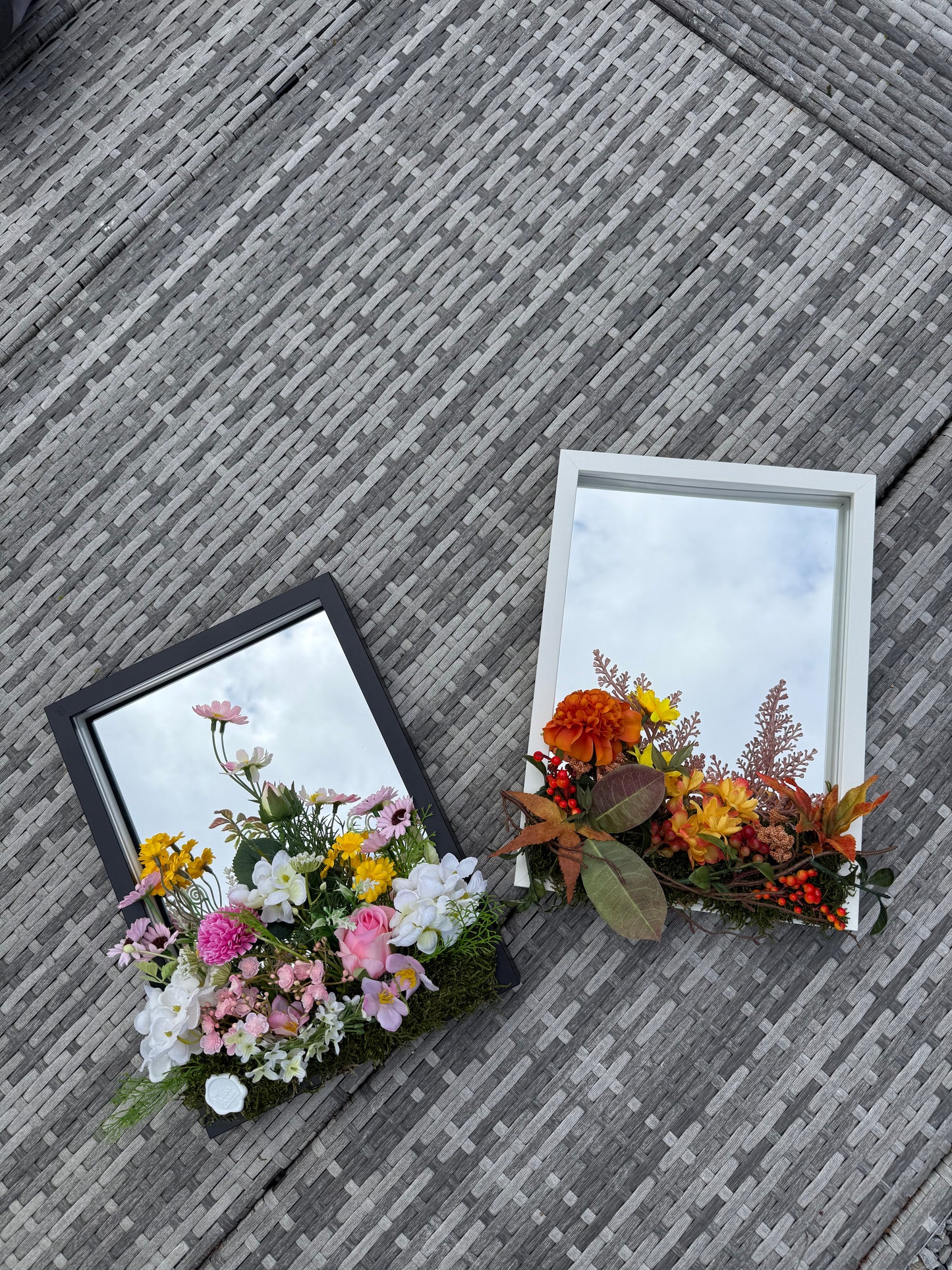 Bloemen spiegel Roos