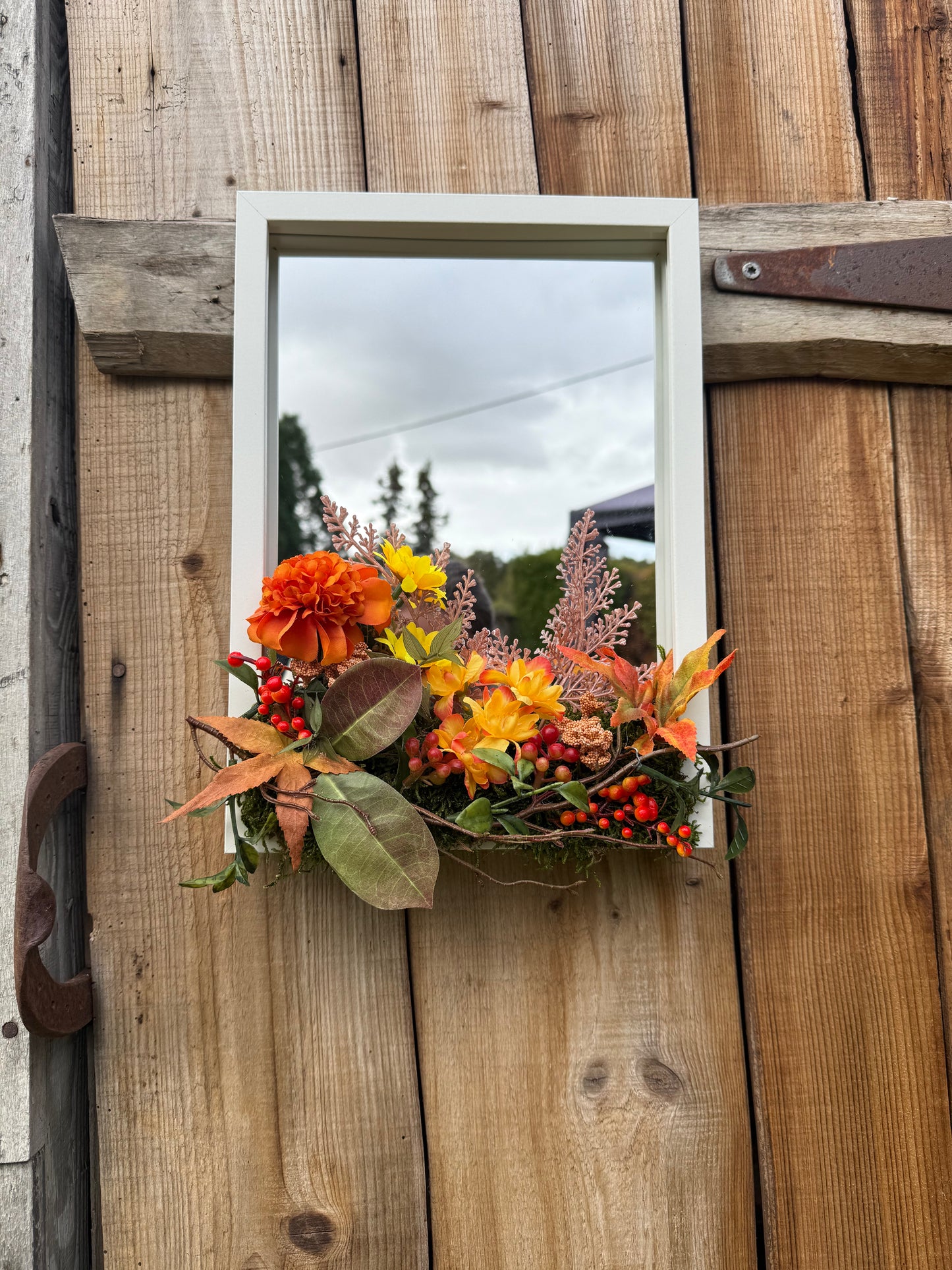 Bloemen spiegel Oranje