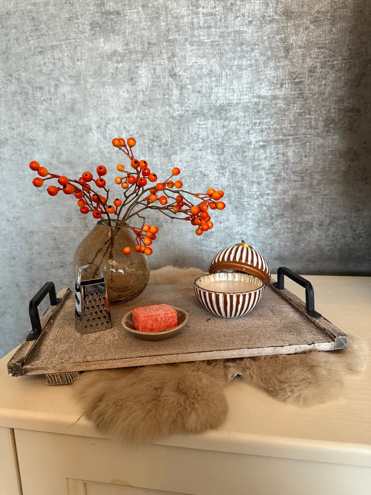 Tafeldecoratie set bruin