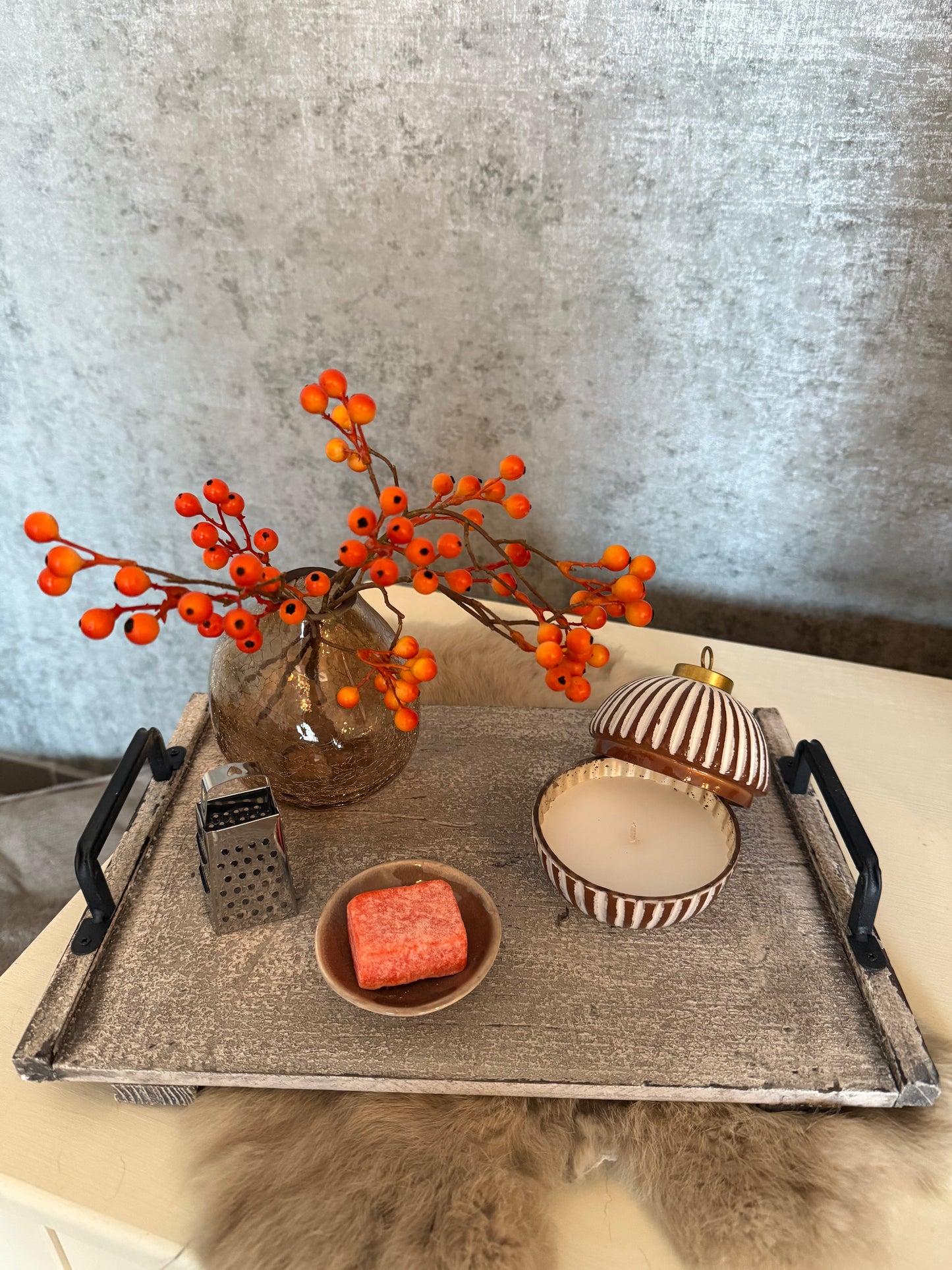 Tafeldecoratie set bruin