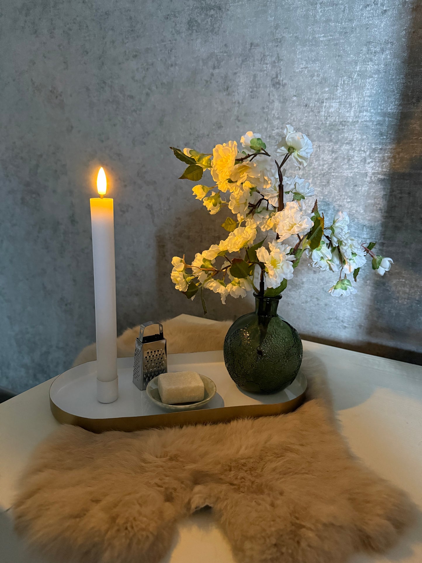 Tafeldecoratie set klein wit