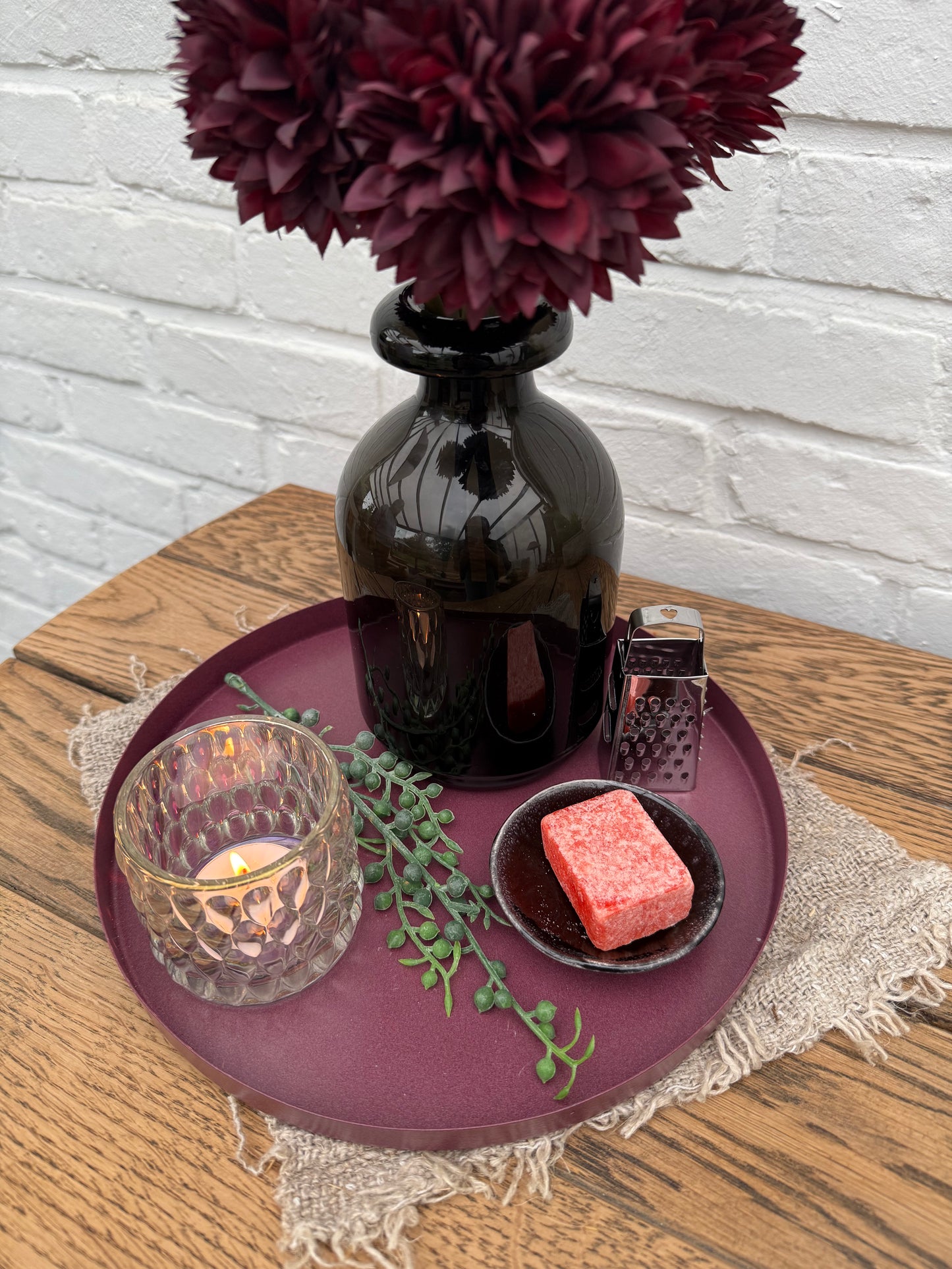 Tafeldecoratie set klein paars