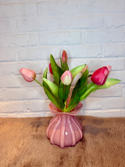 Tulpen donker/licht roos