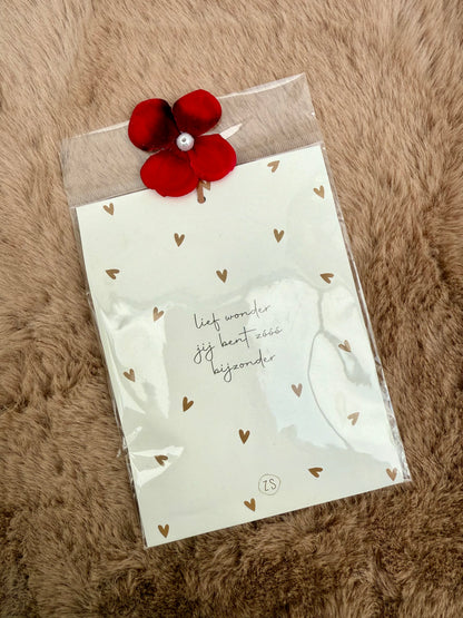 Geurzakje ‘lief wonder jij bent zooo bijzonder’