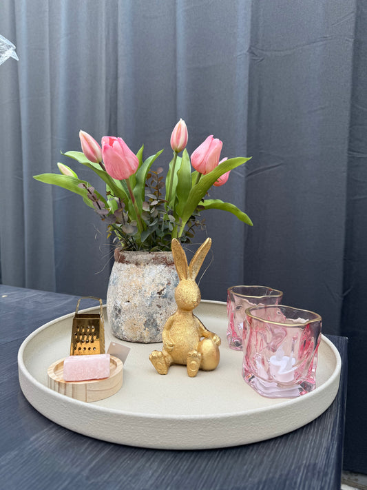 Tafeldecoratie set tulpen roos
