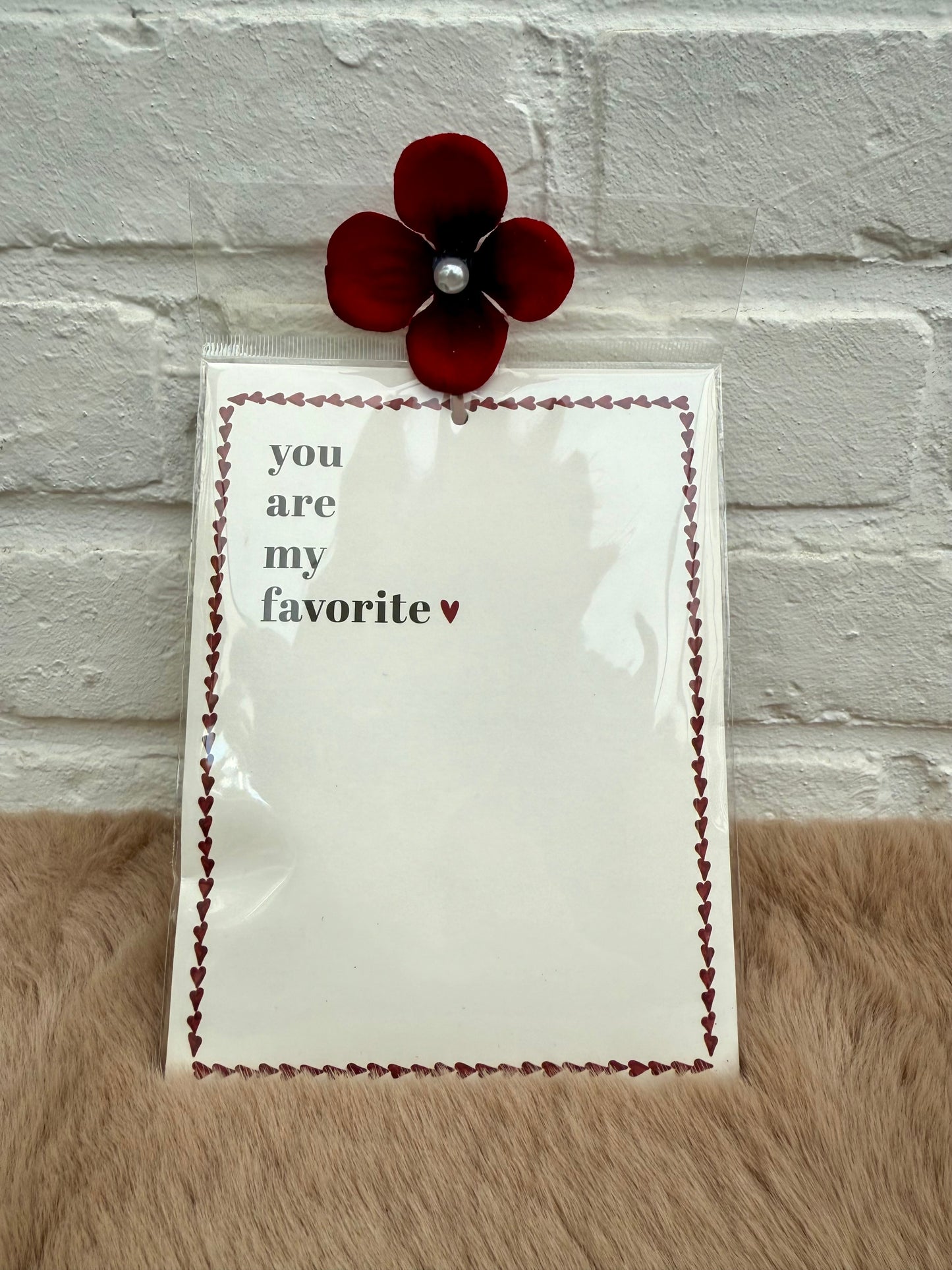 Geurzakje ‘you are my favorite’