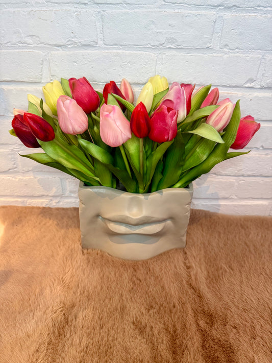 Tulpen rood/roos/wit