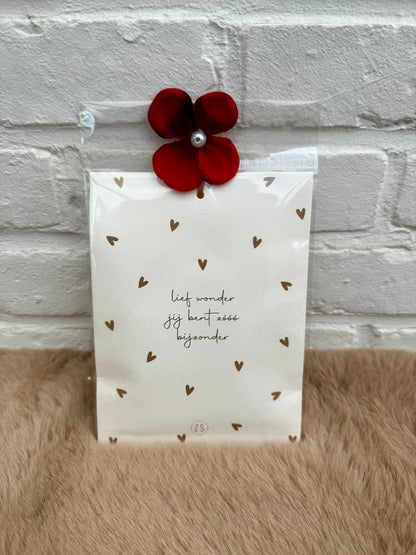 Geurzakje ‘lief wonder jij bent zooo bijzonder’