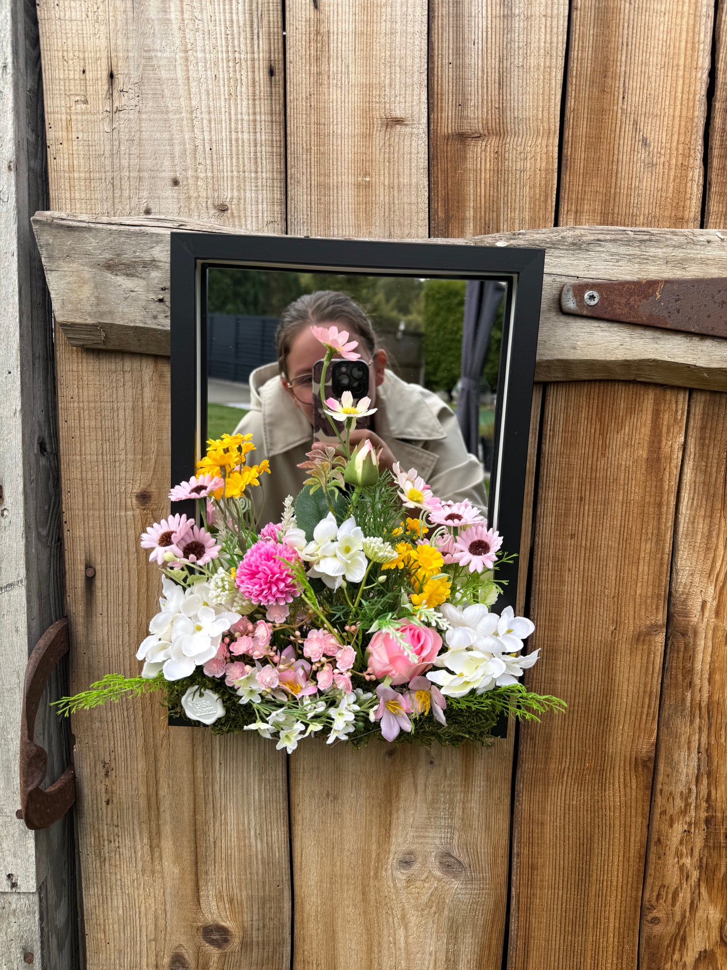 Bloemen spiegel Roos