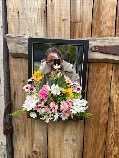 Bloemen spiegel Roos
