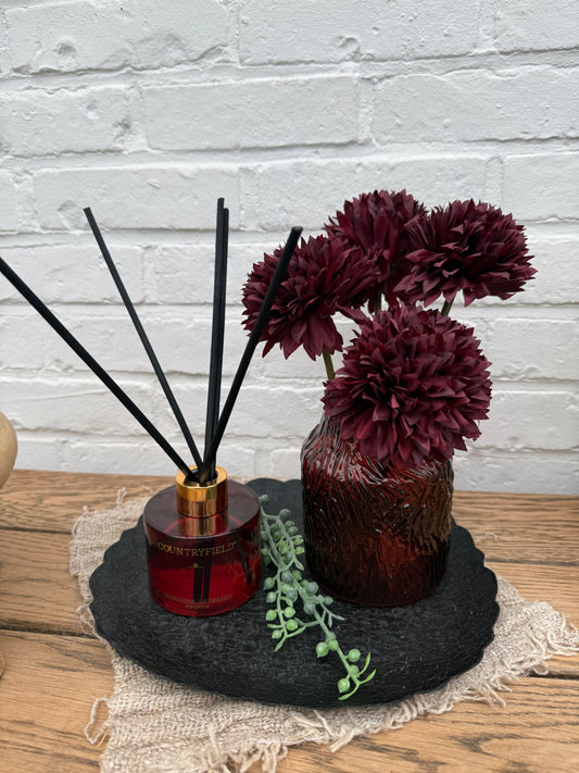 Tafeldecoratie set klein bordeaux