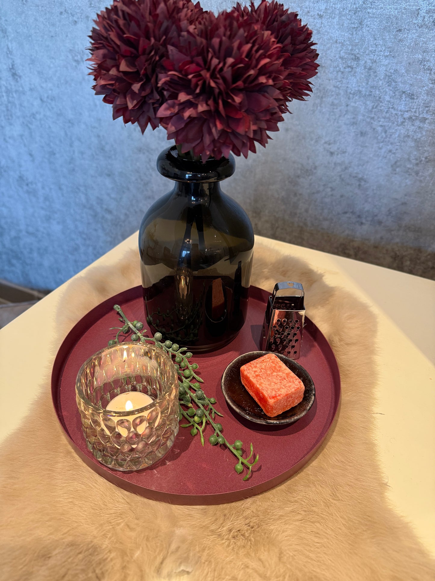 Tafeldecoratie set klein paars