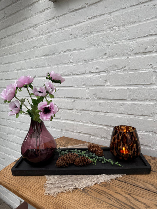 Tafeldecoratie set klein zwart lang